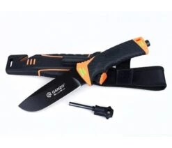 Ganzo Firebird G8012-OR Orange Fixed Blade Bushcraft And Survival Knife
