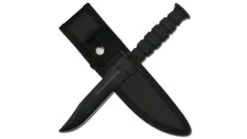 Survivor Small Fixed Blade Utility Knife - Part Serrated 5 Survivor Small Fixed Blade Utility Knife - Part Serrated -Outdoor Camping Survival Store 102323dp main