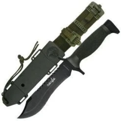 Survivor 12" Survival Knife - Recurved Blade With Sawback