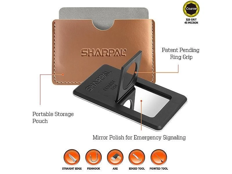 Sharpal Credit Card Size Diamond Sharpening Stone - Fine (600 Grit/25 Micron) 4 Sharpal Credit Card Size Diamond Sharpening Stone - Fine (600 Grit/25 Micron) - Image 2