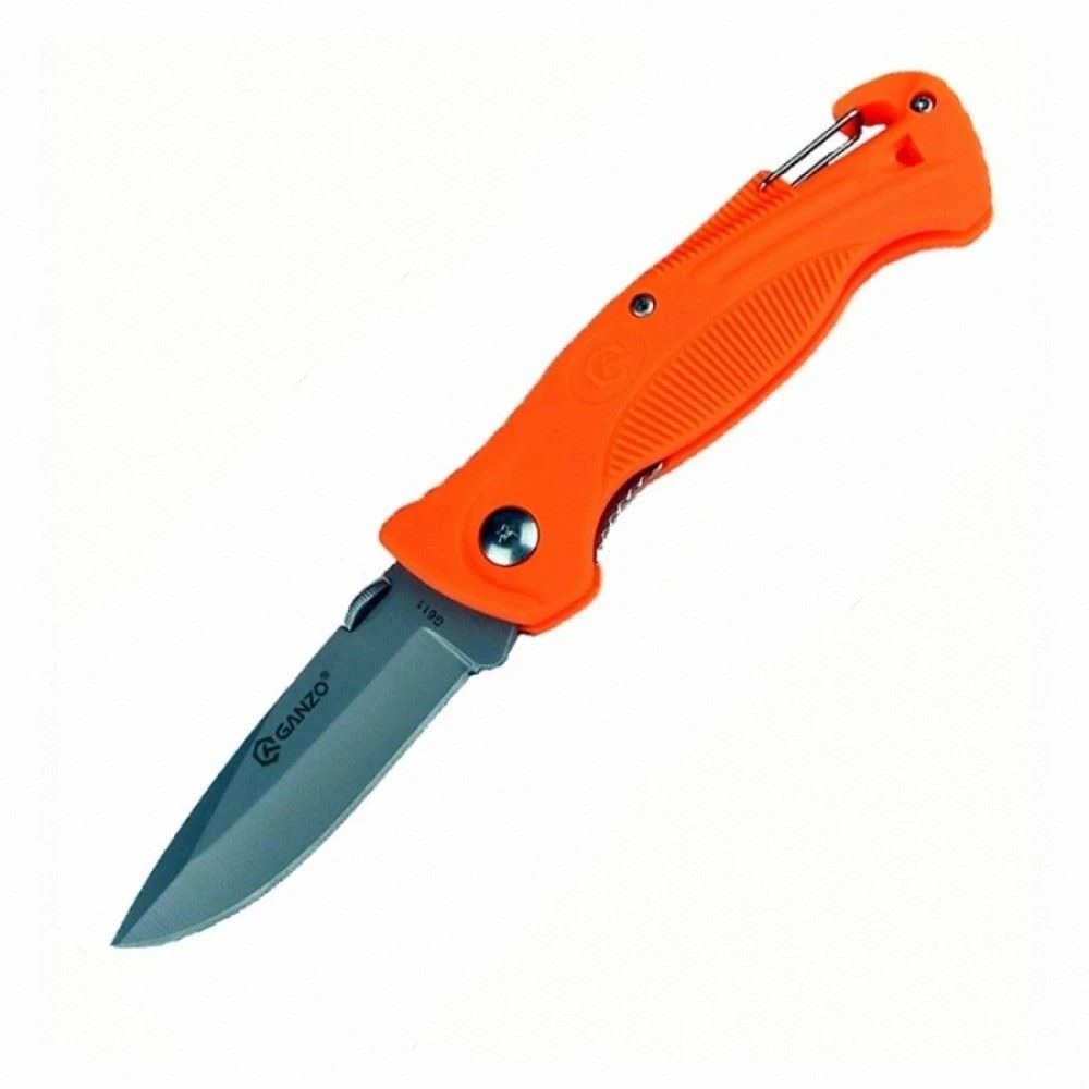 Ganzo G611 Folding Knife Drop Point - Orange 4 Ganzo G611 Folding Knife Drop Point - Orange - Image 2