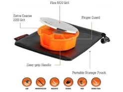 Sharpal Faceoff Dual-Grit Diamond Tool Sharpener W/Easy-grip Handle