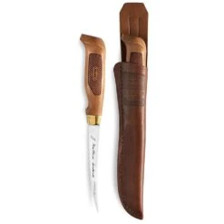 Marttiini 4" Classic Superflex Fish Filleting Knife With Leather Sheath