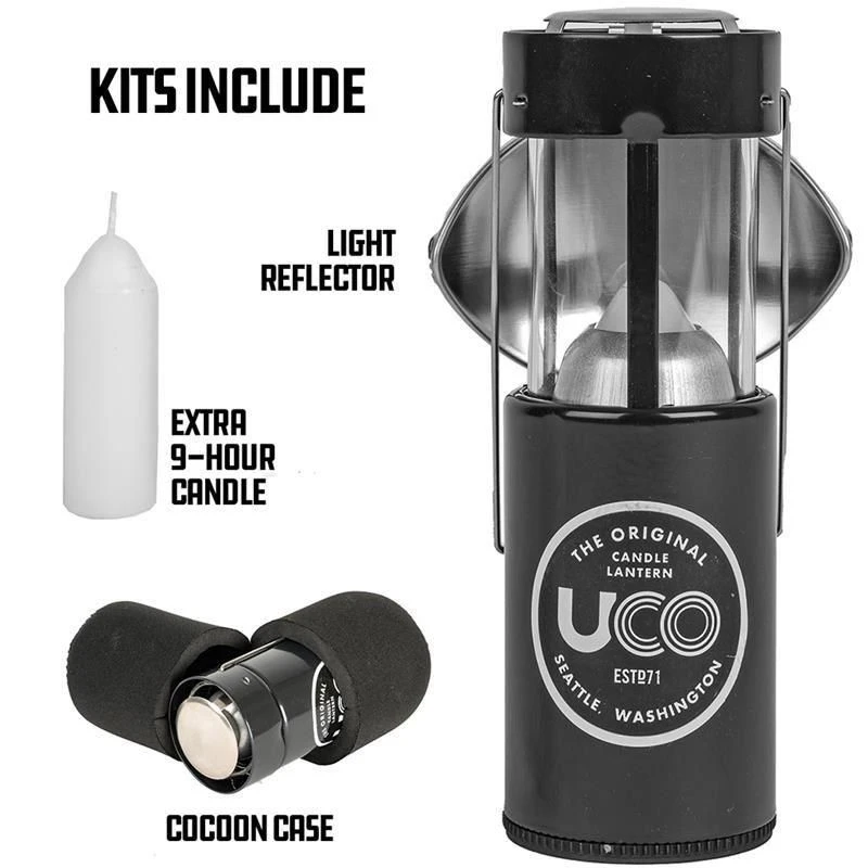 UCO 9 Hour Original Lantern Kit - Aluminium 3 UCO 9 Hour Original Lantern Kit - Aluminium