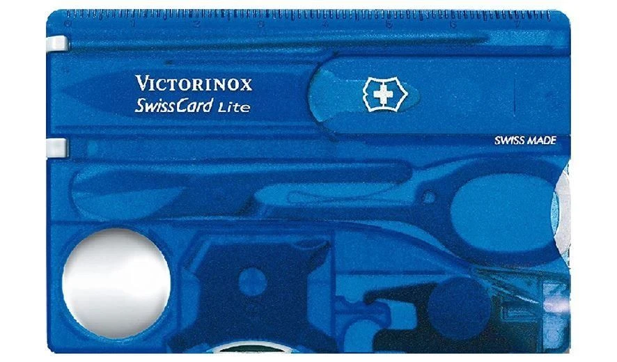Victorinox Swiss Card Lite Blue Transparent 3 Victorinox Swiss Card Lite Blue Transparent