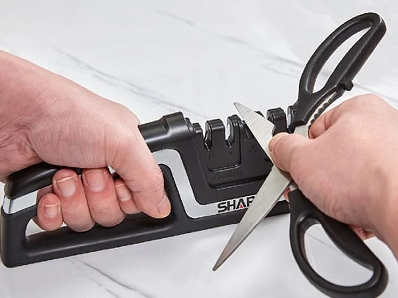 Sharpal Professional 5-in-1 Knife & Scissors Sharpener W/Tungsten Carbide Blades, Ceramic Blades, Weighted, Rubber Coated Base 5 Sharpal Professional 5-in-1 Knife & Scissors Sharpener W/Tungsten Carbide Blades, Ceramic Blades, Weighted, Rubber Coated Base - Image 3