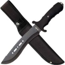 Survivor 12" Survival Knife - Recurved Blade With Sawback