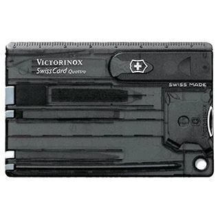 Victorinox Quattro Swiss Card Black Transparent 4 Victorinox Quattro Swiss Card Black Transparent - Image 2