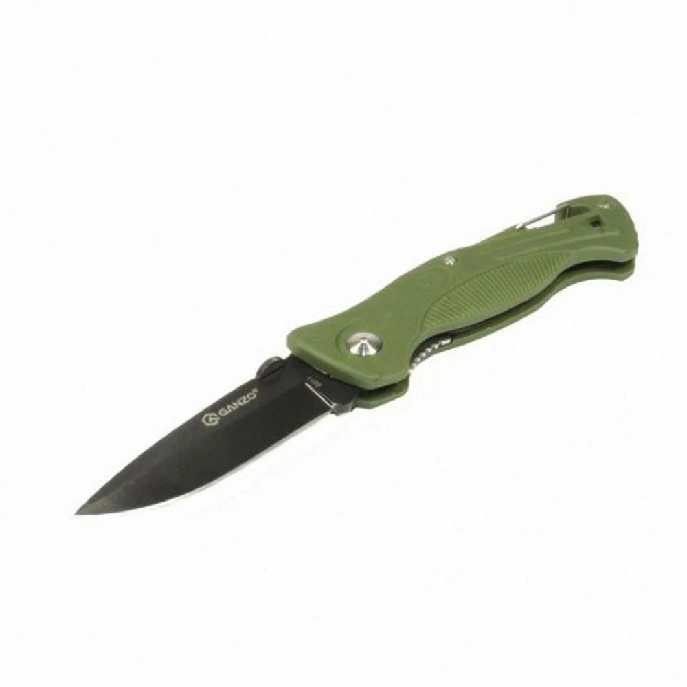 Ganzo G611 Folding Knife Drop Point - Green 3 Ganzo G611 Folding Knife Drop Point - Green