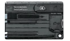 Victorinox Quattro Swiss Card Black Transparent