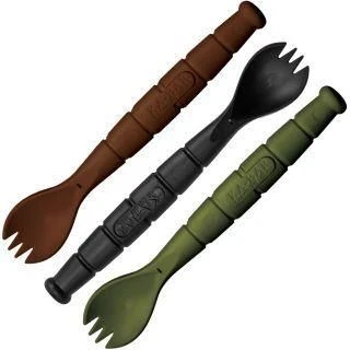 KA-BAR Spork With Knife 3PK 3 KA-BAR Spork With Knife 3PK