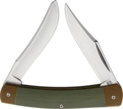 Rough Ryder Moose Green G10 Trapper Knife