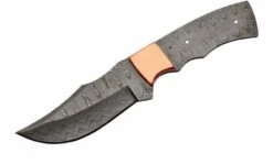 Clip Point Damascus Knife Blade Blank