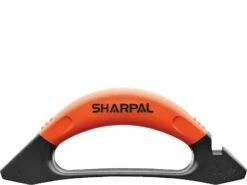Sharpal 3-in-1 Knife, Axe & Scissors Sharpener W/Rubber Handle & Safety Guard