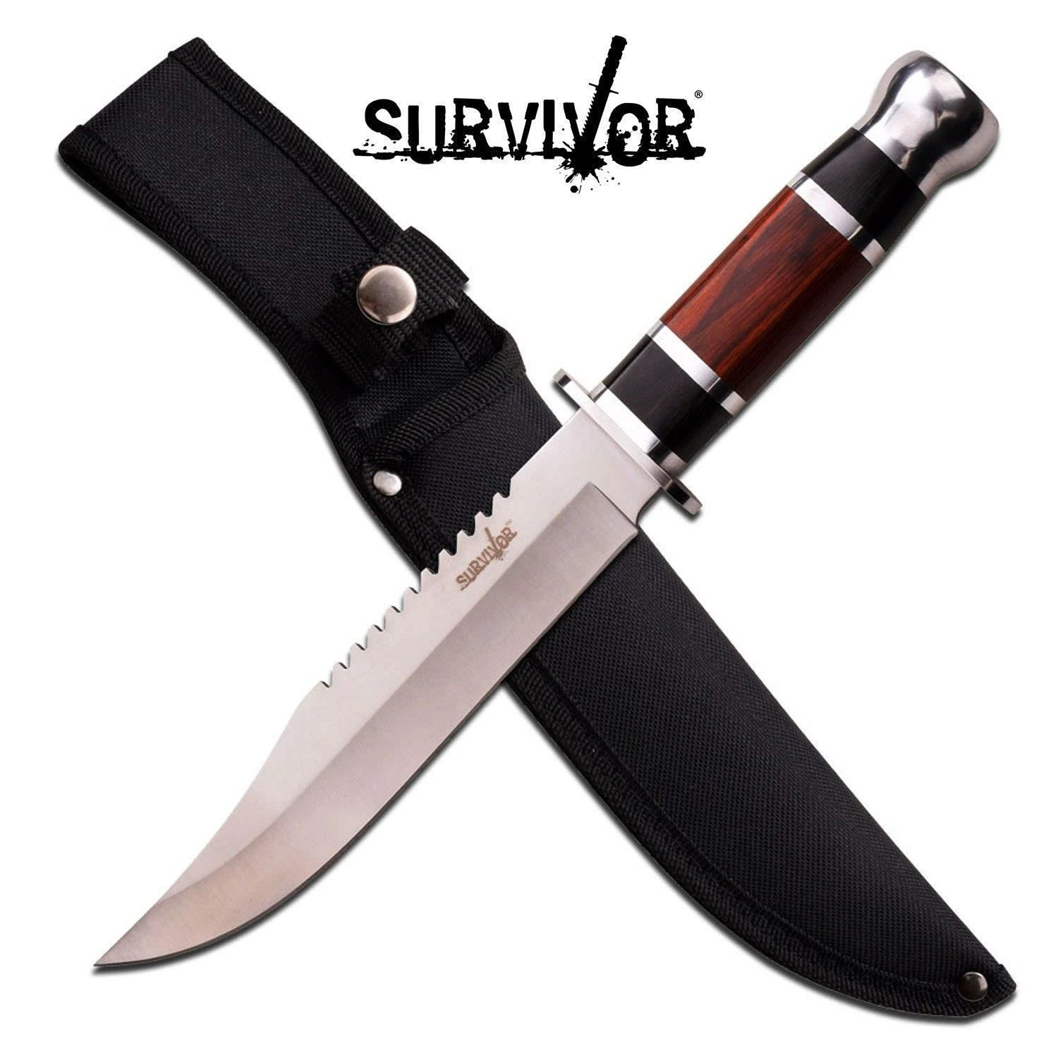 Survivor Survival Bowie With Pakkawood Handle 3 Survivor Survival Bowie With Pakkawood Handle
