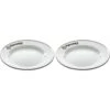 Petromax Enamel Plates White (2 Piece) -Outdoor Camping Survival Store 9d31204f1bbf3d1f7d4f2f57e8352392