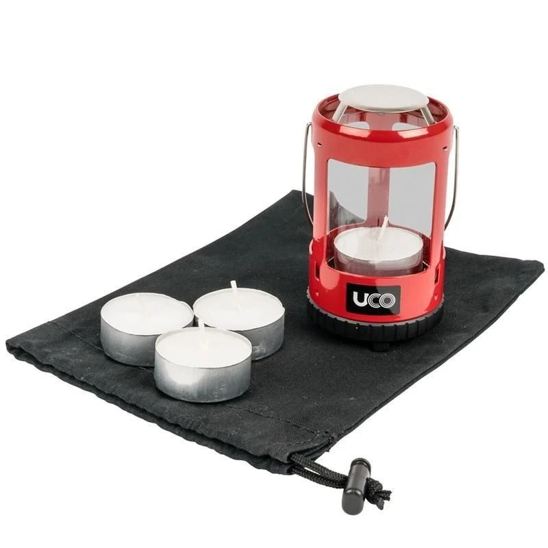 UCO Mini Candle Lantern Kit - Red 4 UCO Mini Candle Lantern Kit - Red - Image 2