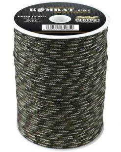 100m Paracord Reel Shock Cord- Kombat - Camo