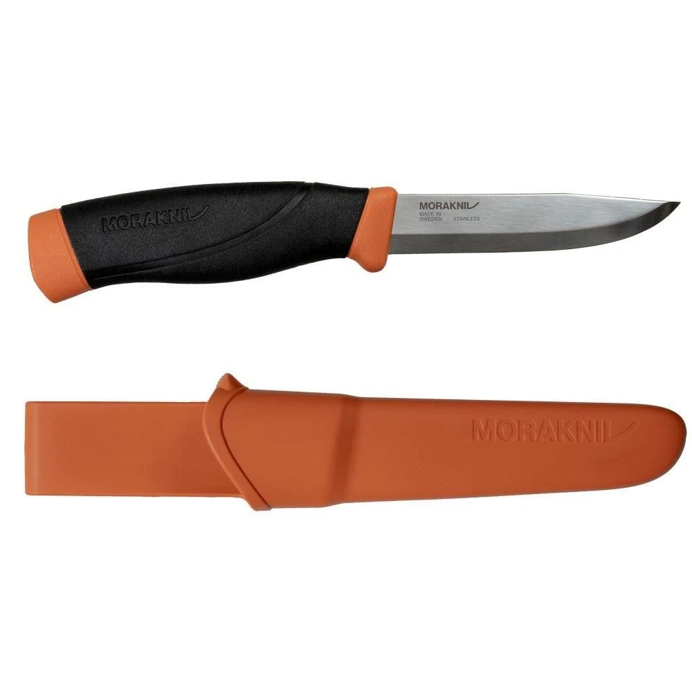 Mora Companion Heavy Duty Stainless - Burnt Orange 3 Mora Companion Heavy Duty Stainless - Burnt Orange