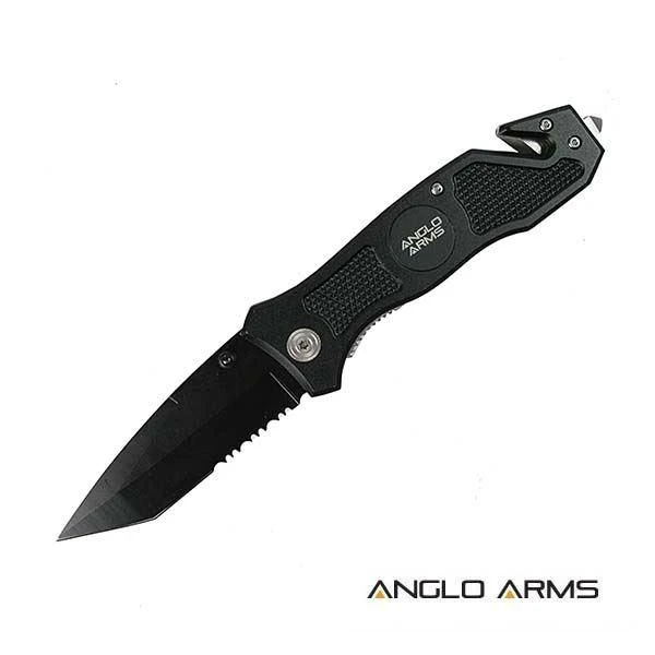 Anglo Arms Black Lock Knife With Rope Cutter 3 Anglo Arms Black Lock Knife With Rope Cutter