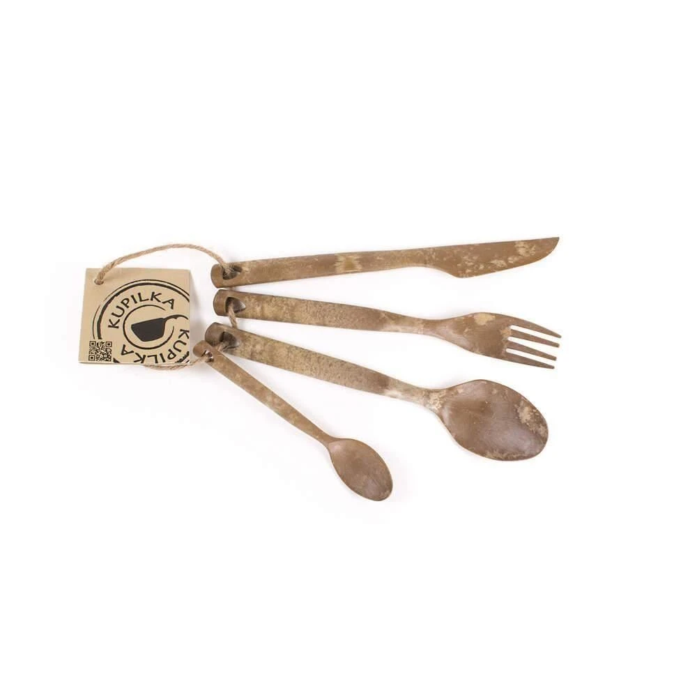 Kupilka Cutlery Set - Brown 3 Kupilka Cutlery Set - Brown