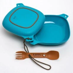 UCO 4pc Elements Bamboo Mess Kit - Blue -Outdoor Camping Survival Store bd8b2d6c281caf1f050c3a6ac66802af
