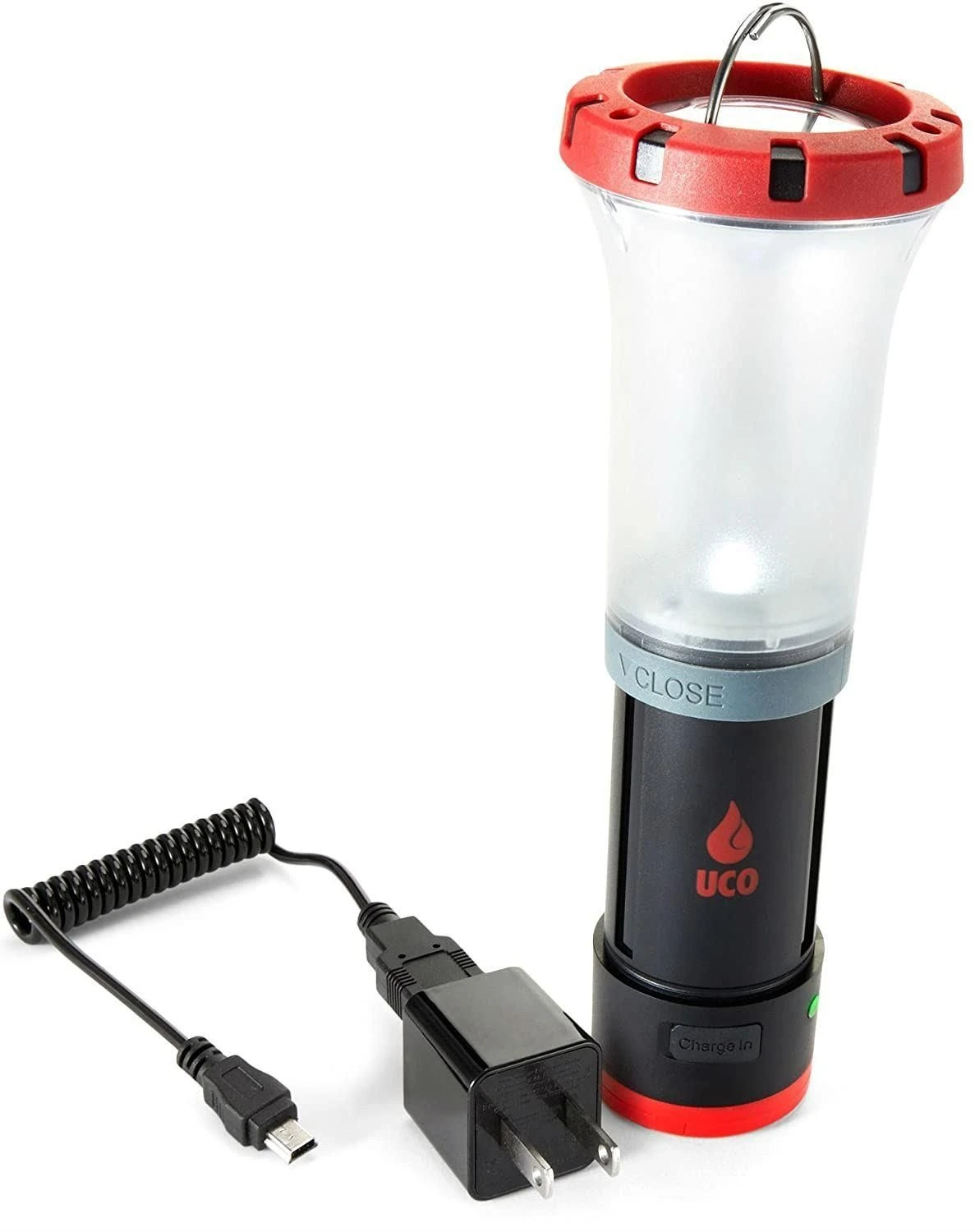 UCO Arka Rechargeable LED & USB Charger Red 5 UCO Arka Rechargeable LED & USB Charger Red - Image 3