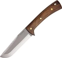 Condor Stratos Knife 5" Carbon Steel Blade, Hardwood Handles & Leather Sheath