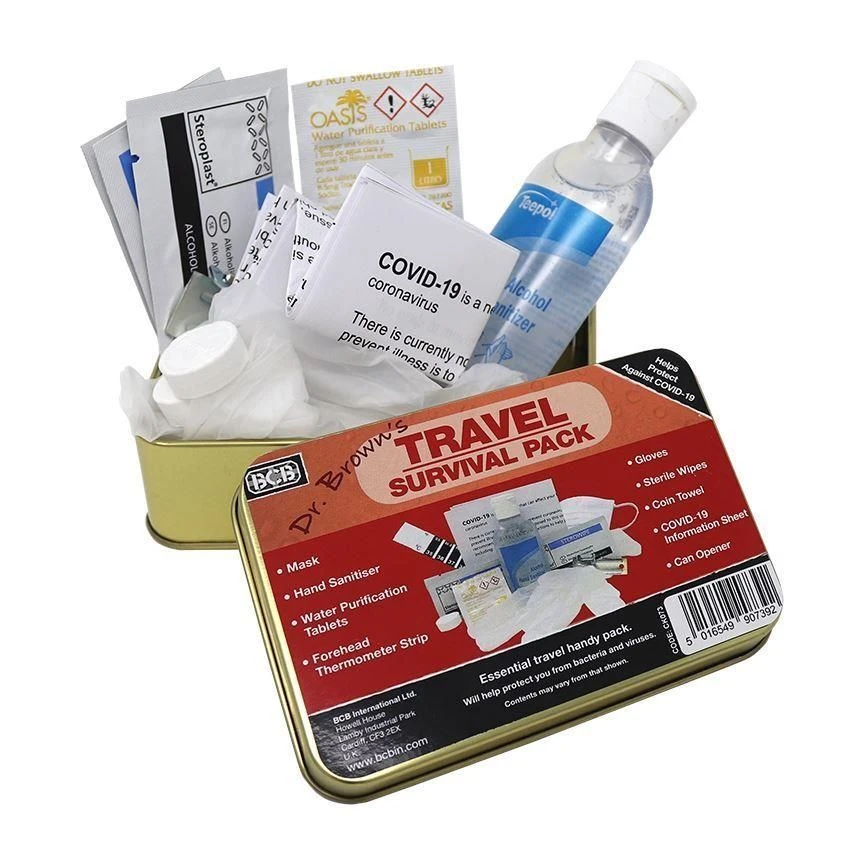 BCB Anti Bac Travel Kit With Covid-19 Information Sheet 3 BCB Anti Bac Travel Kit With Covid-19 Information Sheet