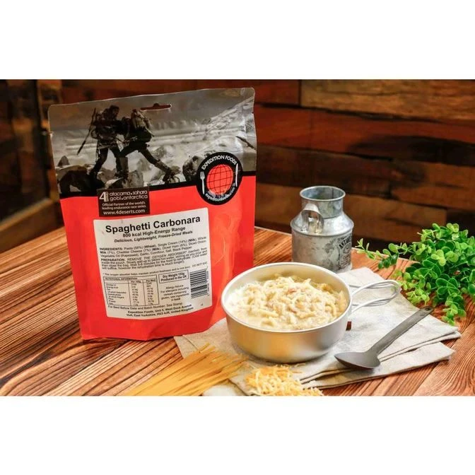 Expedition Food Spaghetti Carbonara 450Kcal 3 Expedition Food Spaghetti Carbonara 450Kcal