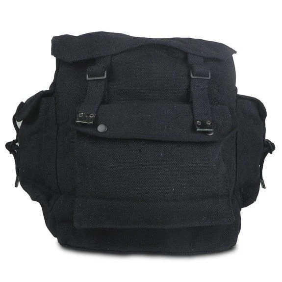 HIGHLANDER Webbing Backpack Black
