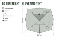 DD Superlight XL Pyramid Tent 7 DD Superlight XL Pyramid Tent -Outdoor Camping Survival Store tumbnail 44fb1ae6 b258 49be 9122 486815e85cbd