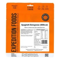Expedition Foods Spaghetti Bolognese 800Kcal -Outdoor Camping Survival Store tumbnail 50799c98 a3fa 477e bef1 6826d47f6538