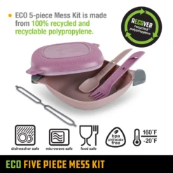 UCO ECO 5 Piece Mess Kit Plum Purple -Outdoor Camping Survival Store tumbnail 83d79eb6 6296 4e8d 9f16 f770b7db92ac