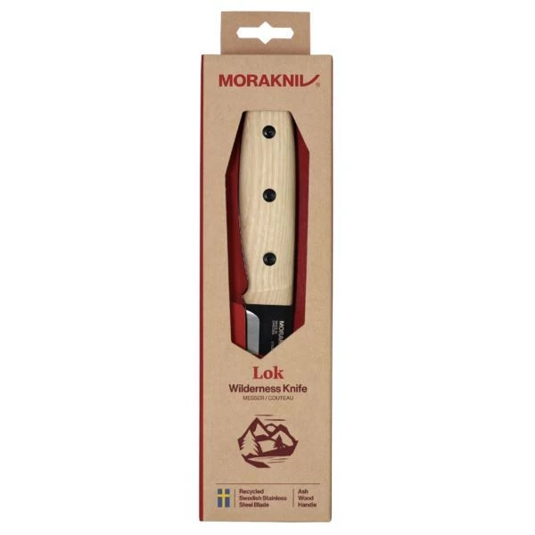 Morakniv Mora Lok Knife Blackblade Ash Wood 4 Morakniv Mora Lok Knife Blackblade Ash Wood - Image 2